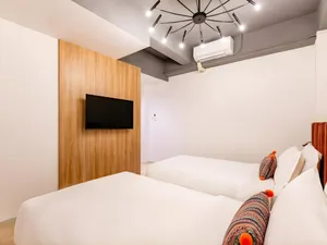 Phòng ngủ 2 giường đơn Twin Room tại Bích Động Hotel Nam Hoa Lư